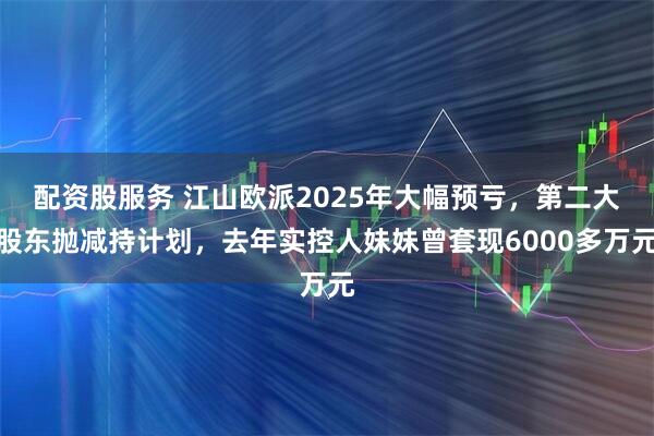配资股服务 江山欧派2025年大幅预亏，第二大股东抛减持计划，去年实控人妹妹曾套现6000多万元
