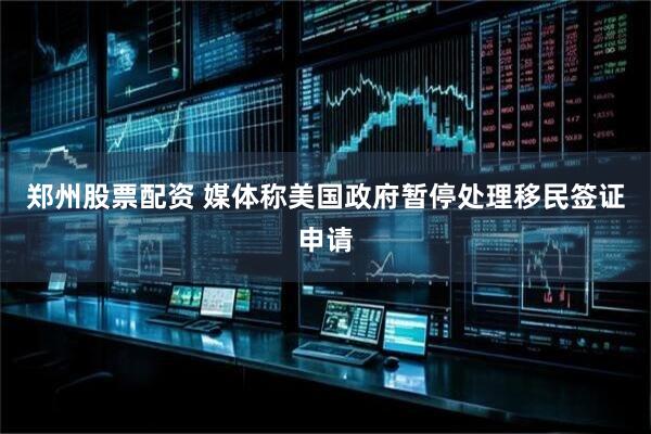 郑州股票配资 媒体称美国政府暂停处理移民签证申请